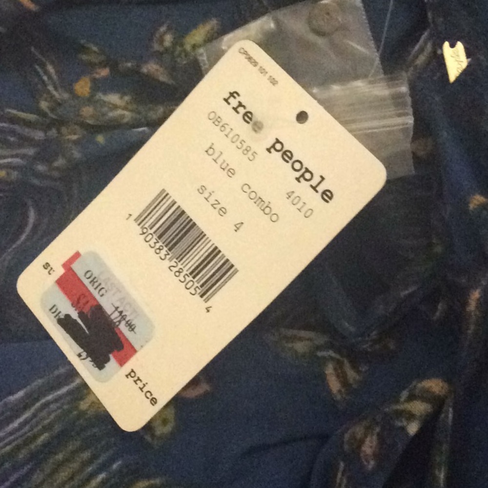 NWT Free People Tropics Floral Jumpsuit - Picture 7 of 7